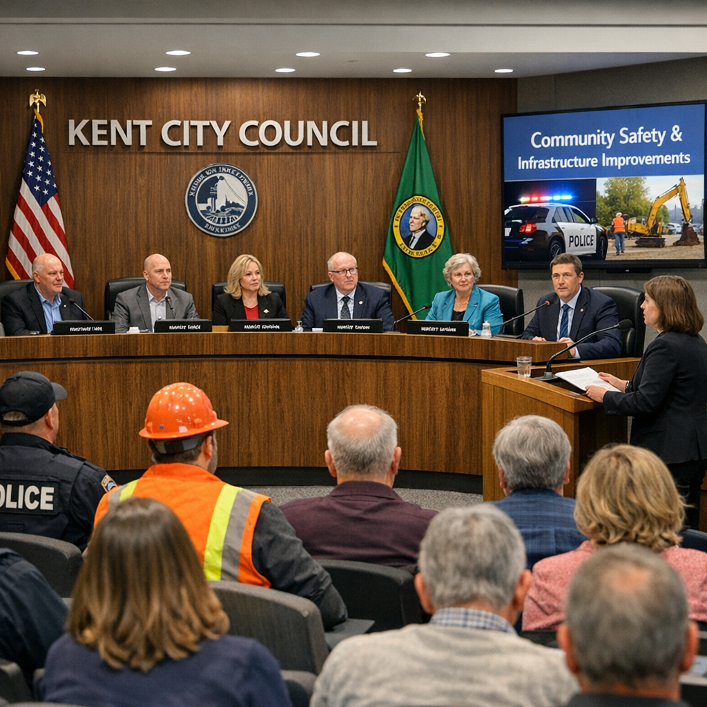 Kent City Council Advances Key Initiatives to Enhance Community Safety and Infrastructure